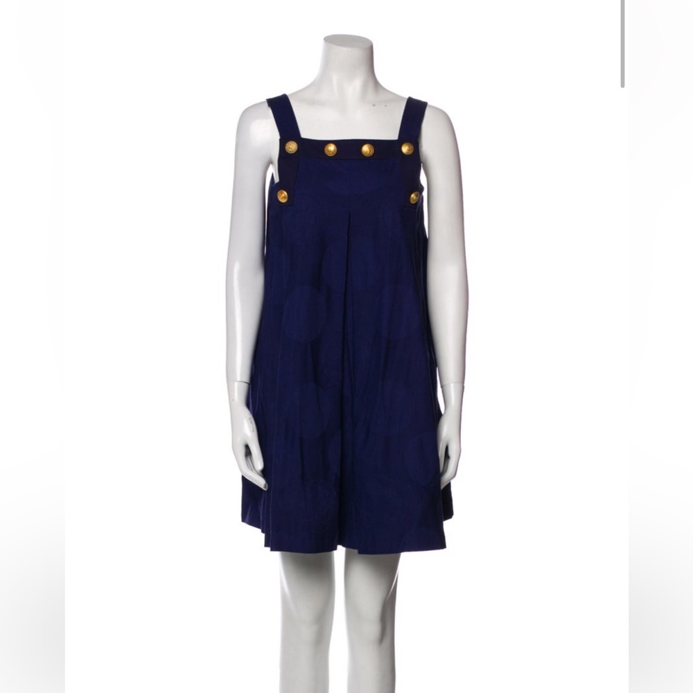 Kenzo square neckline mini dress